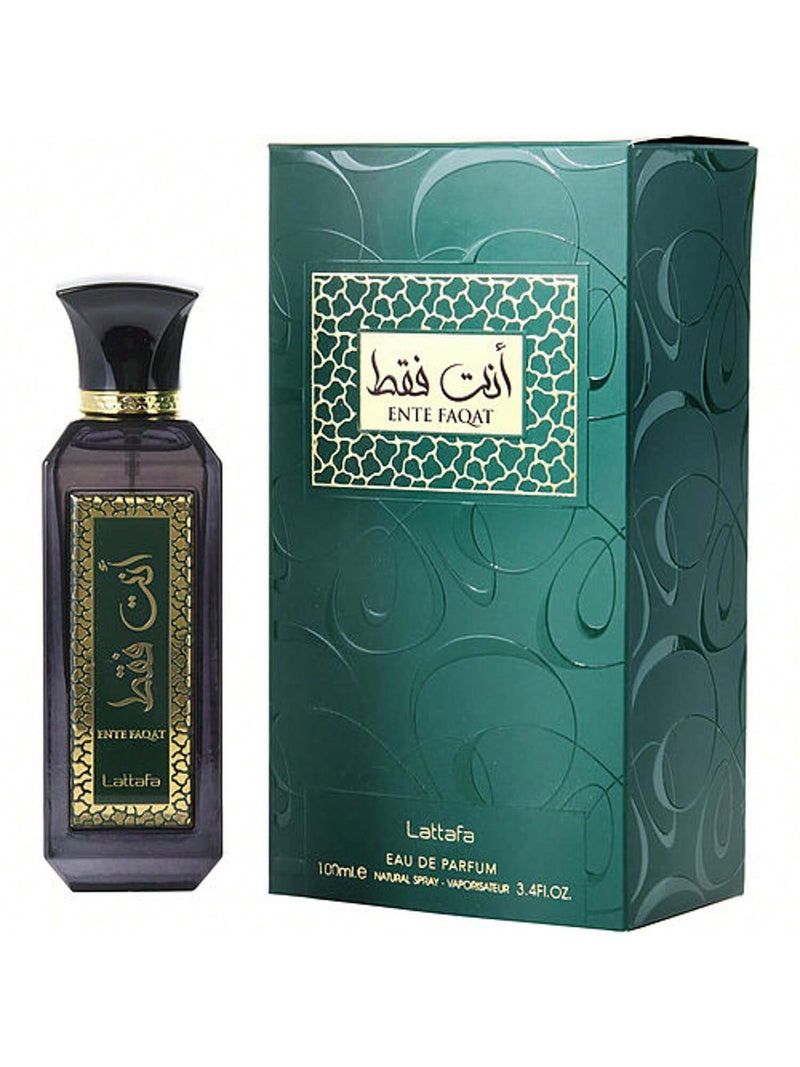 Lattafa Ente Faqat By Lattafa Eau De Parfum Spray (Unisex) 3.4 Oz