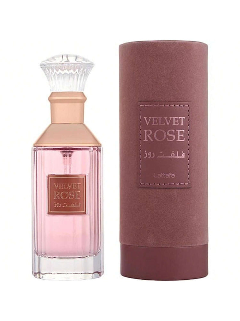 Lattafa Velvet Rose By Lattafa Eau De Parfum Spray (Unisex) 3.4 Oz