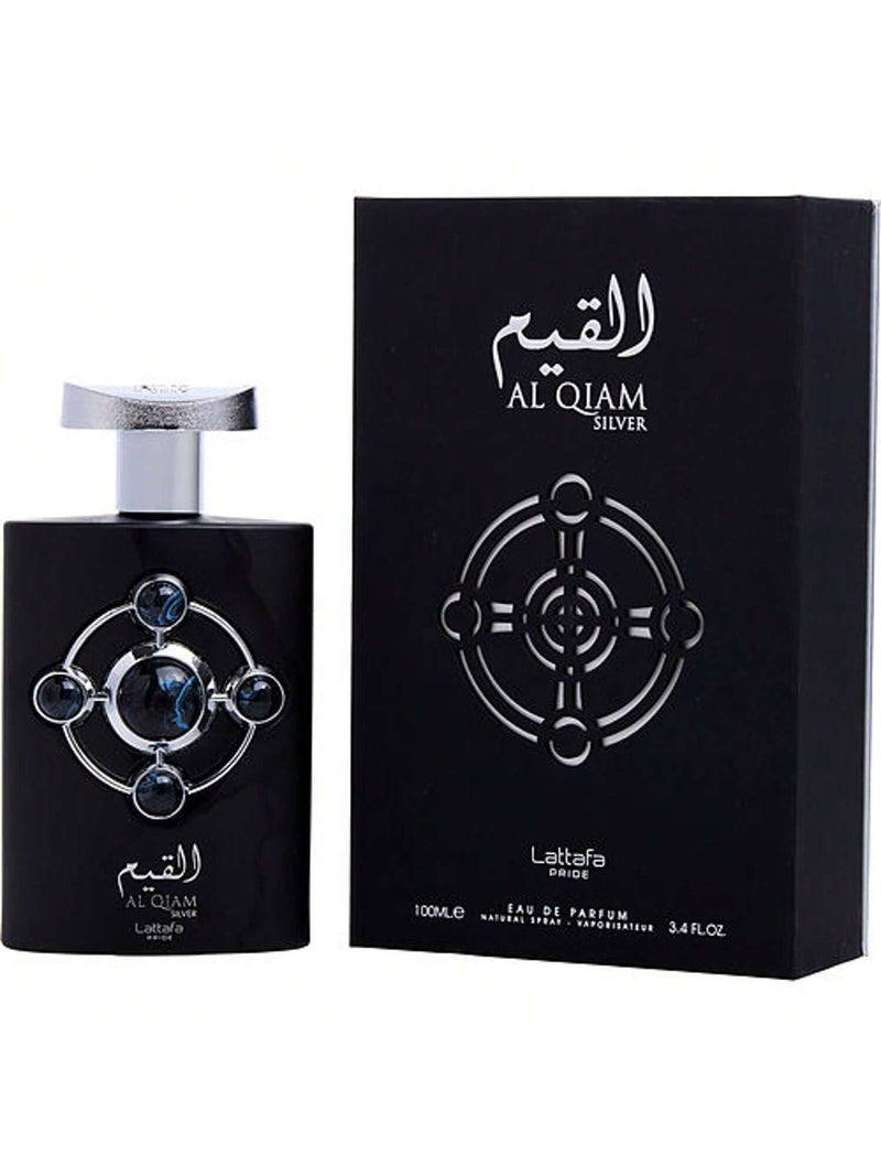 Lattafa Pride Al Qiam Silver By Lattafa Eau De Parfum Spray (Unisex) 3.4 Oz