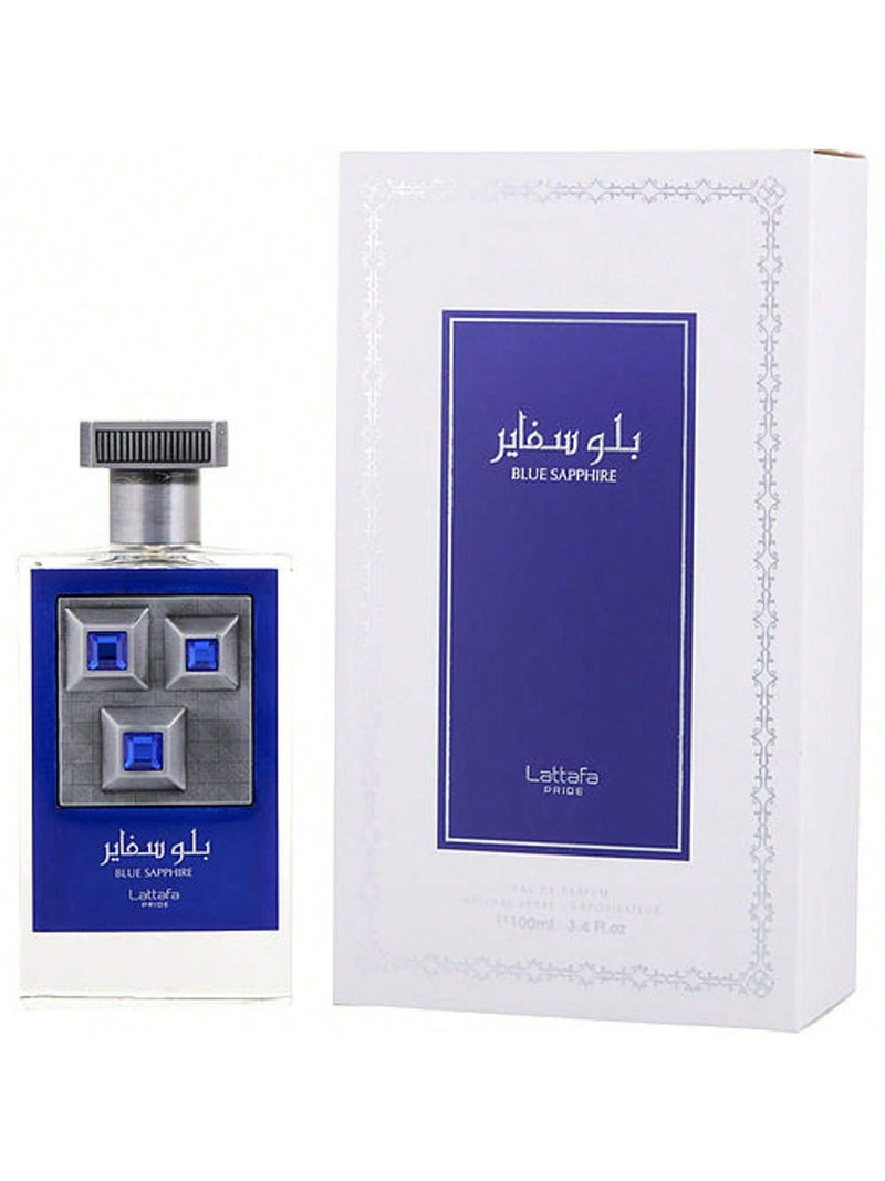 Lattafa Pride Blue Sapphire By Lattafa Eau De Parfum Spray (Unisex) 3.4 Oz