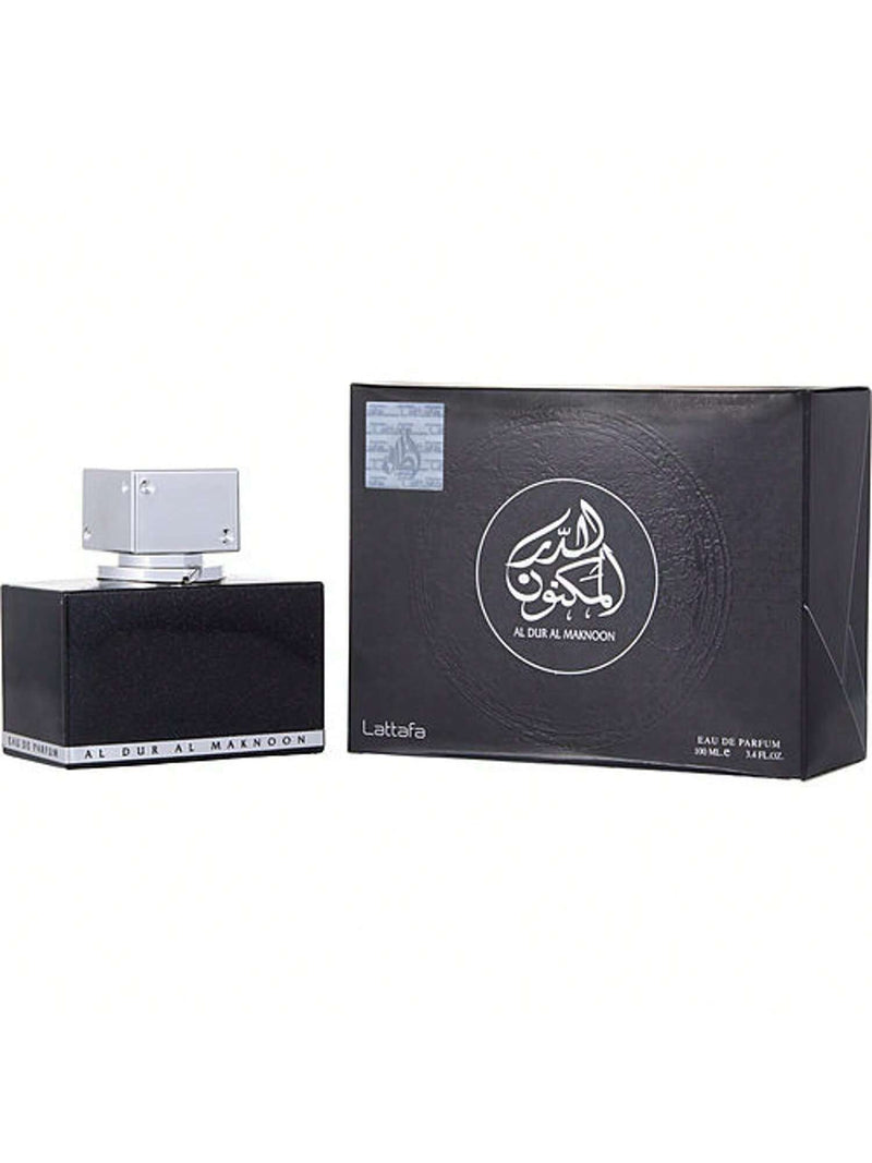 Lattafa Al Dur Al Maknoon Silver By Lattafa Eau De Parfum Spray (Unisex) 3.4 Oz