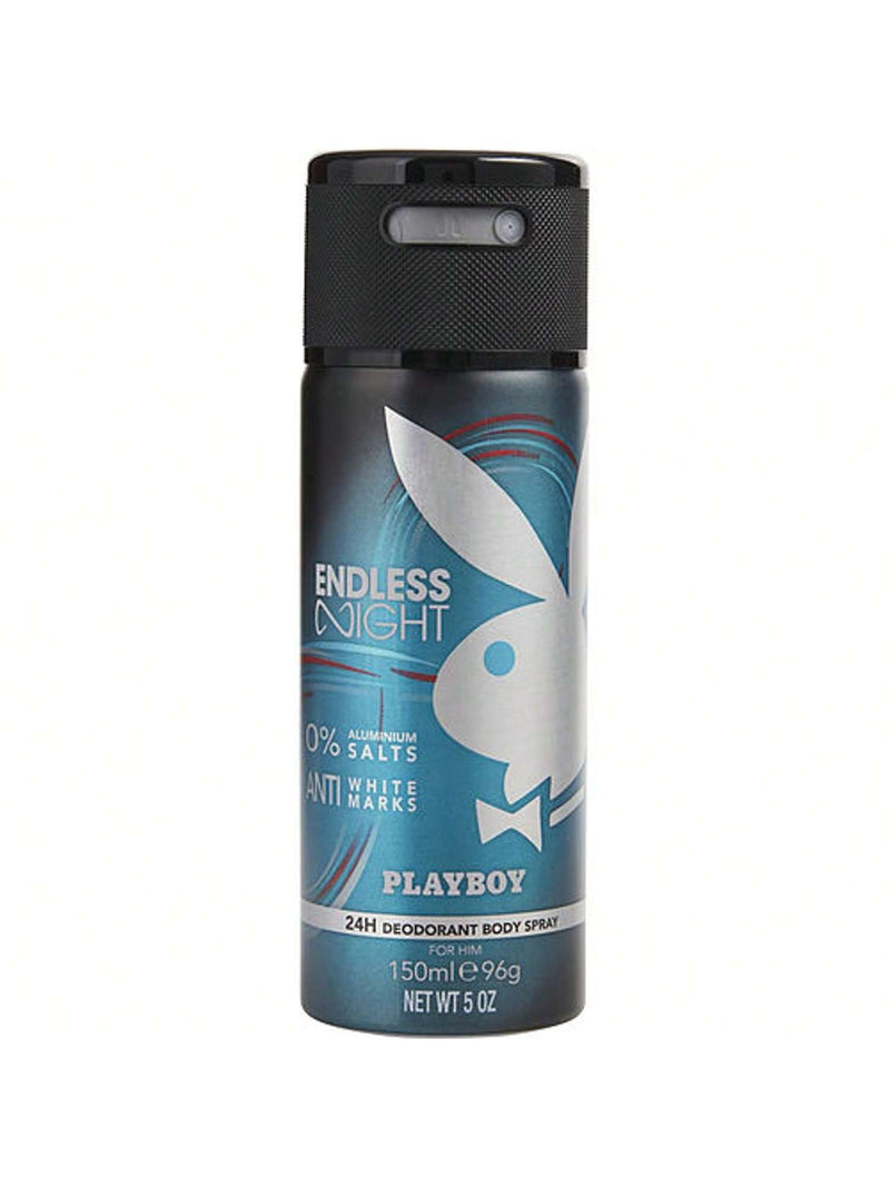 Playboy Endless Night by Playboy Men Deodorant Spray 5 oz