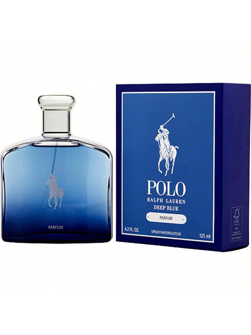 Polo Deep Blue by Ralph Lauren Men Parfum Spray 4.2 oz