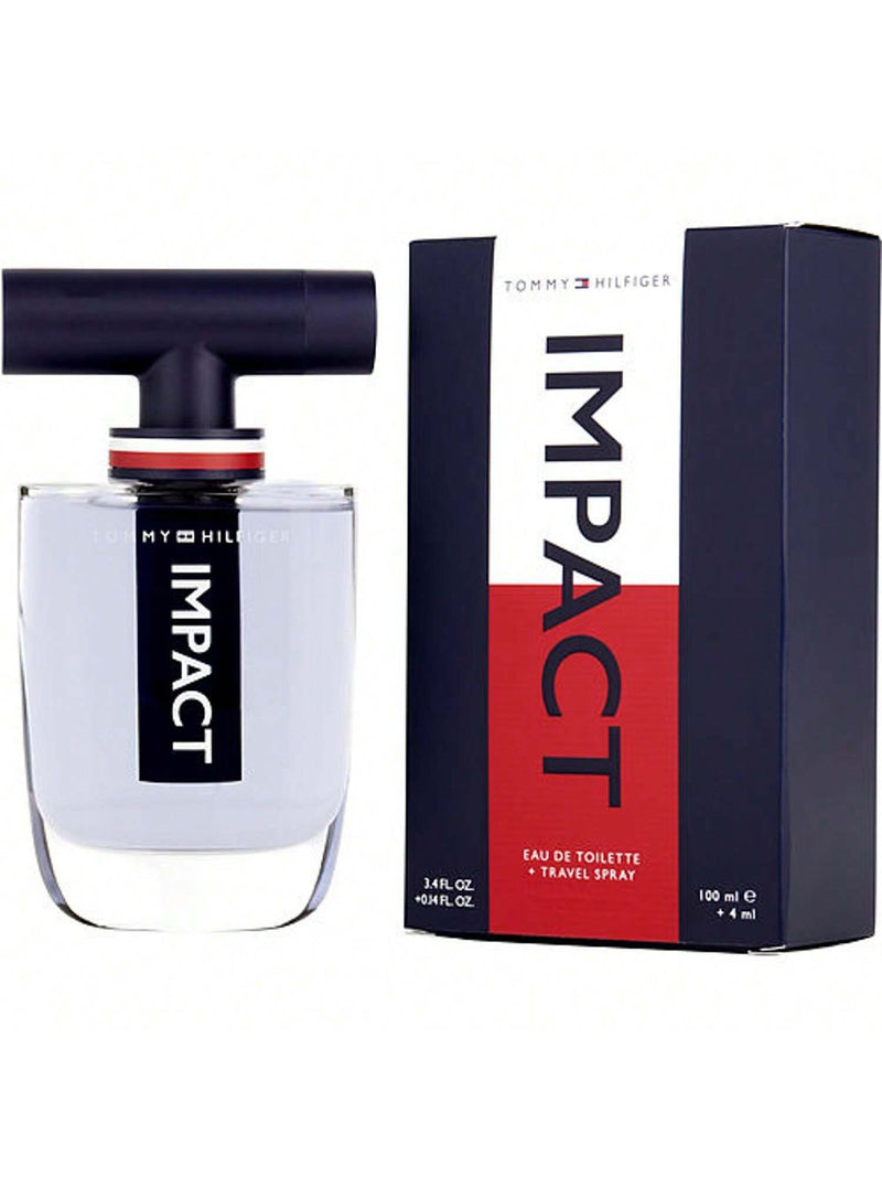 Tommy Hilfiger Impact by Tommy Hilfiger Men Gift Set -- 3.4 oz Eau De Toilette Spray + .14 oz Travel EDT Spray