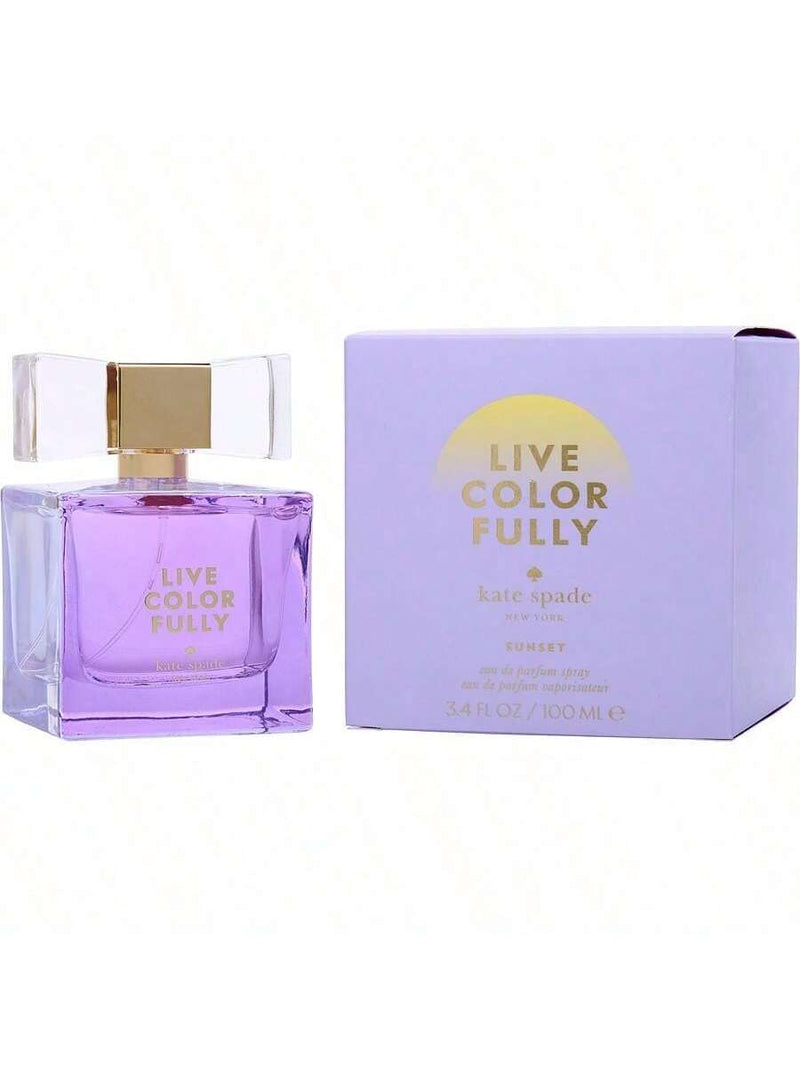 Live Colorfully Sunset by Kate Spade Women Eau De Parfum Spray 3.4 oz