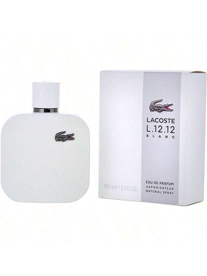 Lacoste L.12.12 White Blanc by Lacoste, 3.3 oz EDP Spray for Men