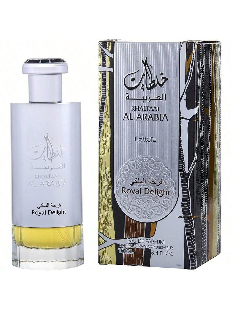 Khaltat Al Arabia Delight By Lattafa Eau De Parfum Spray (Unisex) 3.4 Oz