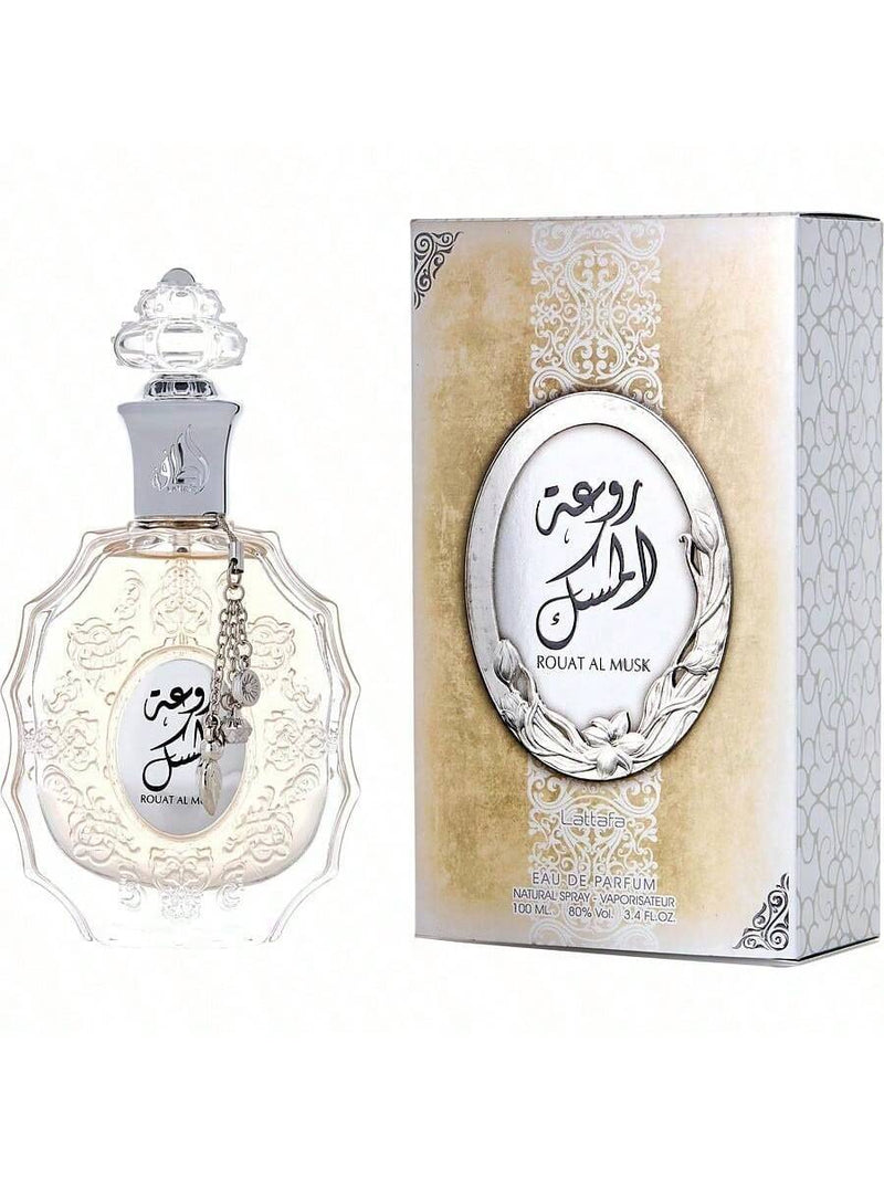 Lattafa Rouat Al Musk By Lattafa Eau De Parfum Spray (Unisex) 3.4 Oz