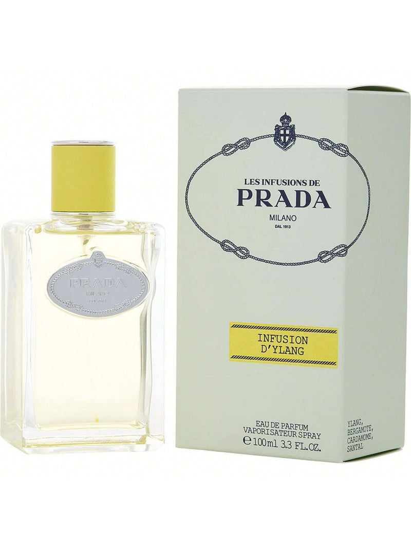 Prada Les Infusions De Infusion D'Ylang by Prada Women Eau De Parfum Spray (Unisex) 3.3 oz
