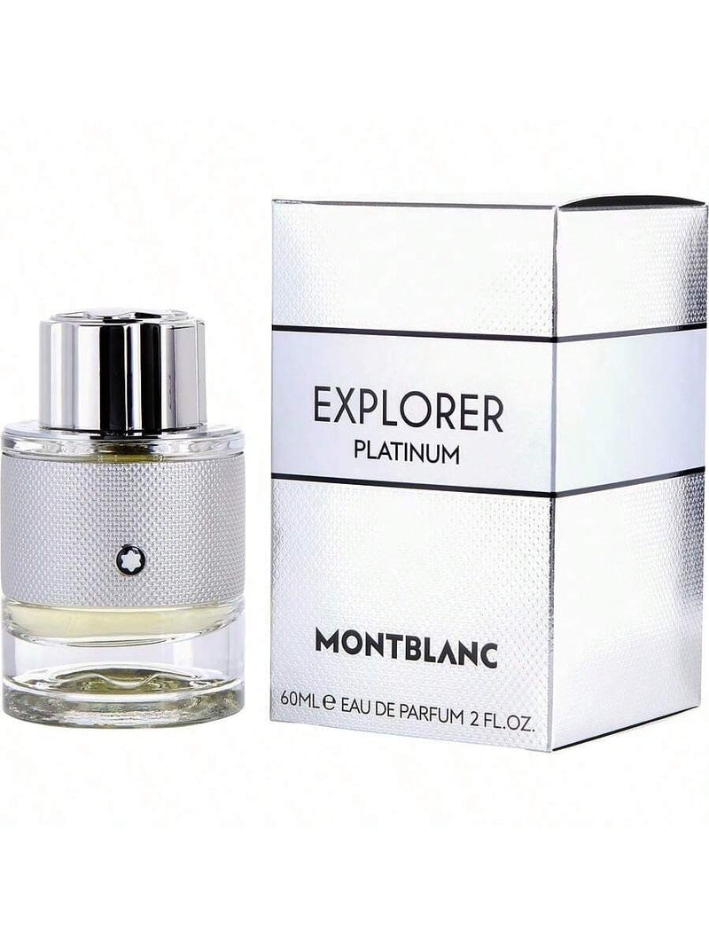 Montblanc Explorer Platinum by Mont Blanc Men Eau De Parfum Spray 2 oz