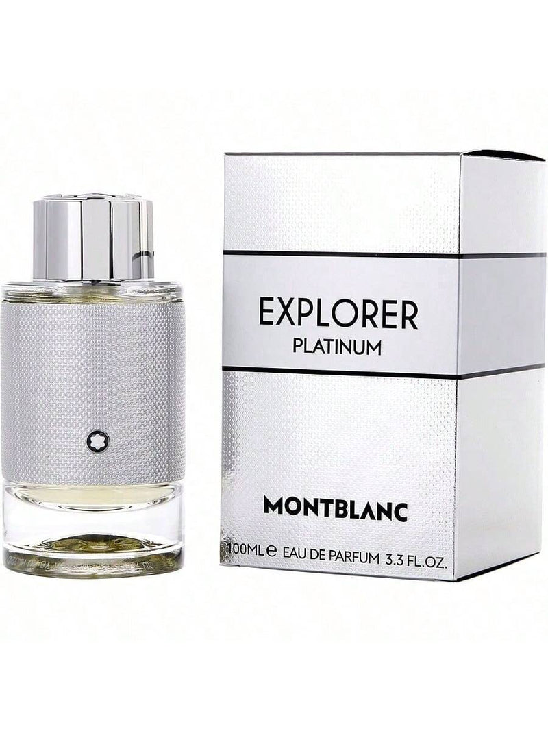 Explorer Platinum by Mont Blanc, 3.3 oz  EDP Spray for Men