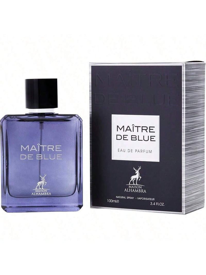 Maitre De Blue by Maison Alhambra for Men - 3.4 oz EDP Spray