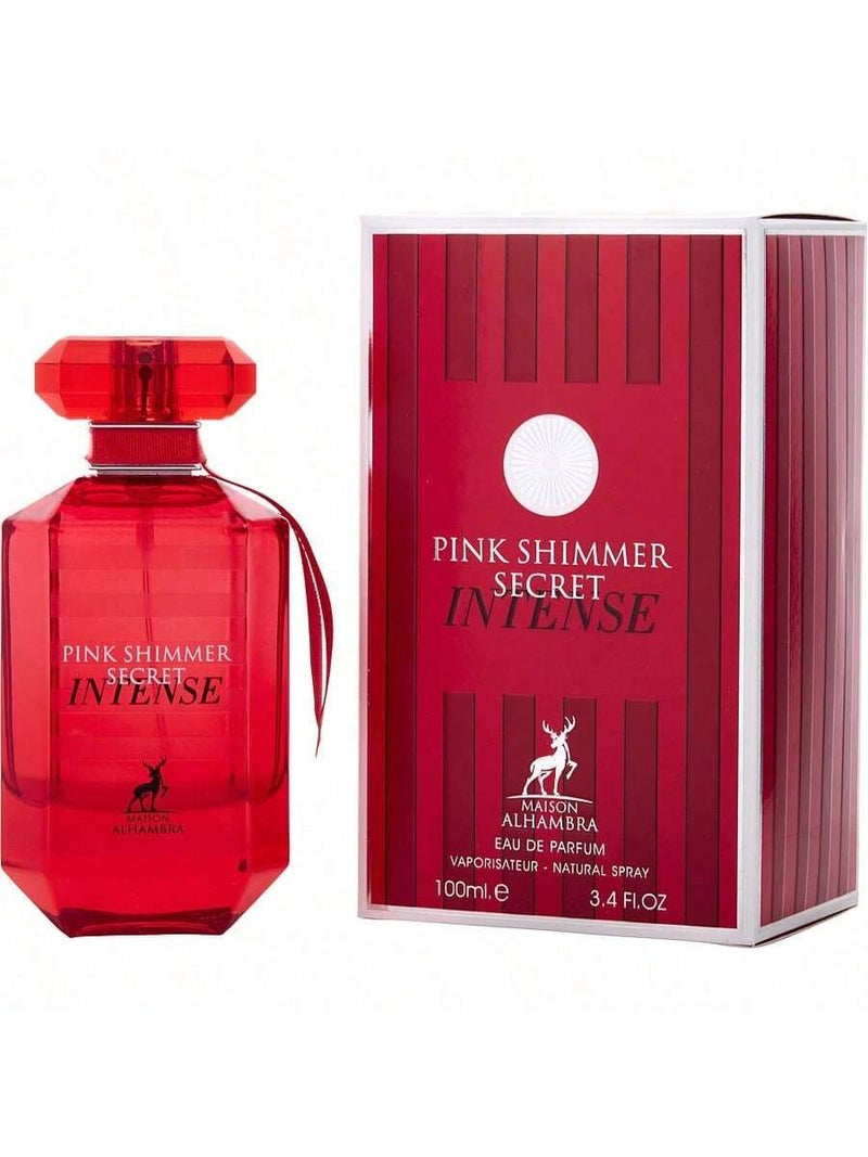 Maison Alhambra Pink Shimmer Secret Intense by Maison Alhambra Women Eau De Parfum Spray 3.4 oz
