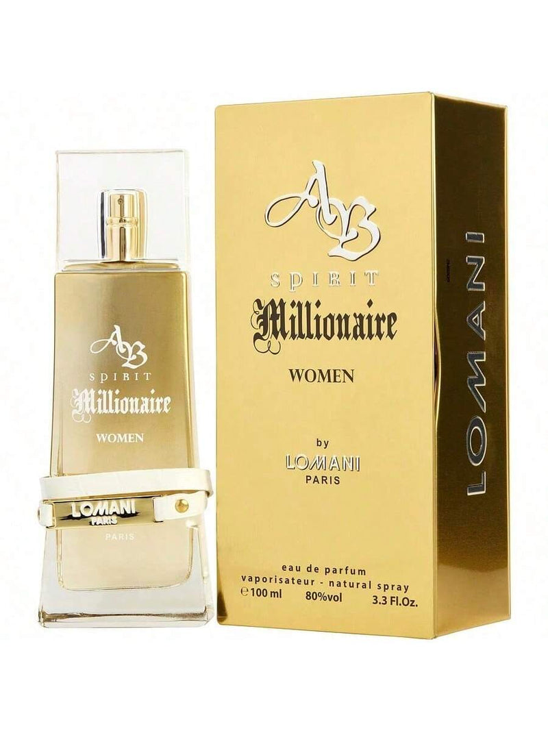 AB Spirit Millionaire by Lomani, 3.3 oz EDP Spray for Women