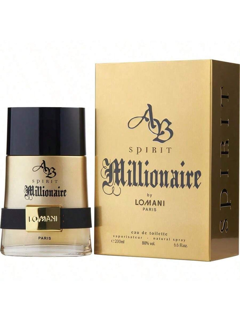 AB Spirit Millionaire by Lomani, 6.6 oz EDT Spray for Men