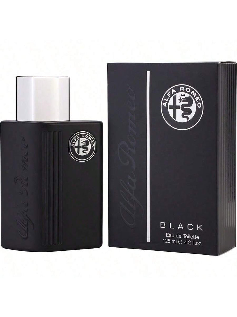 Alfa Romeo Black by Alfa Romeo Men Eau De Toilette Spray 4.2 oz
