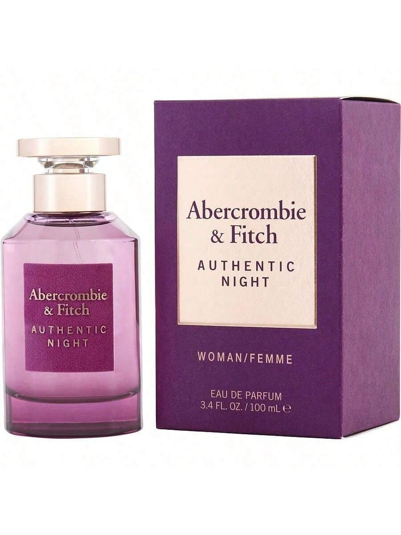 Authentic Night by Abercrombie and Fitch for Women - 3.4 oz EDP Spray