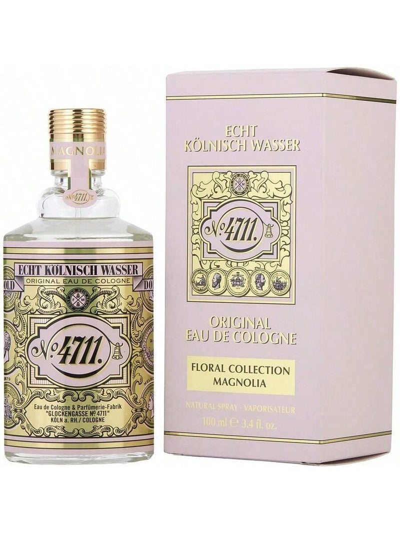 4711 Floral Collection Magnolia by 4711, 3.4oz Eau De Cologne Spray for Unisex