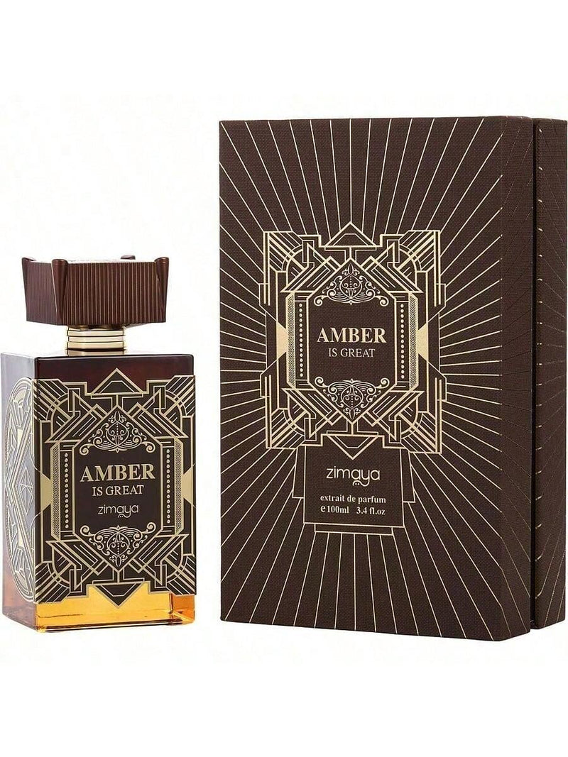 Afnan Amber Is Great By Afnan Extrait De Parfum (Unisex) 3.4 Oz