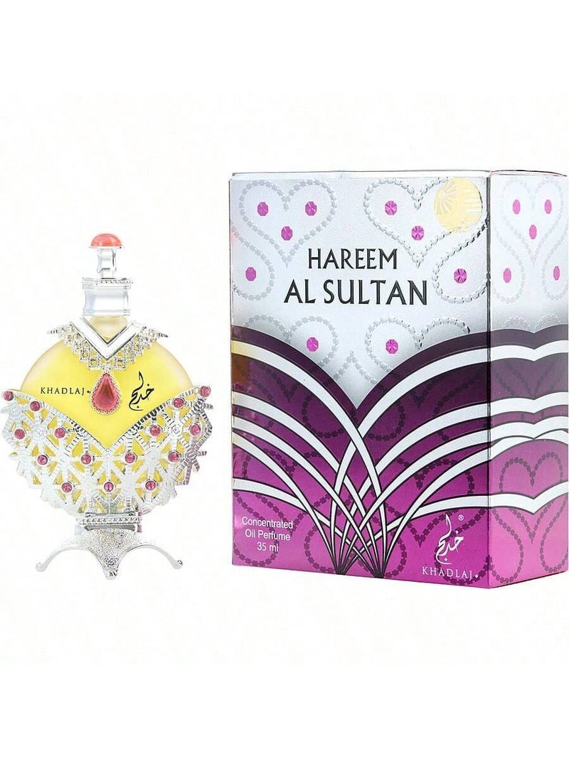 Hareem Al Sultan - Silver by Khadlaj for Women - 1.16 oz Concentrated Perfume Oil