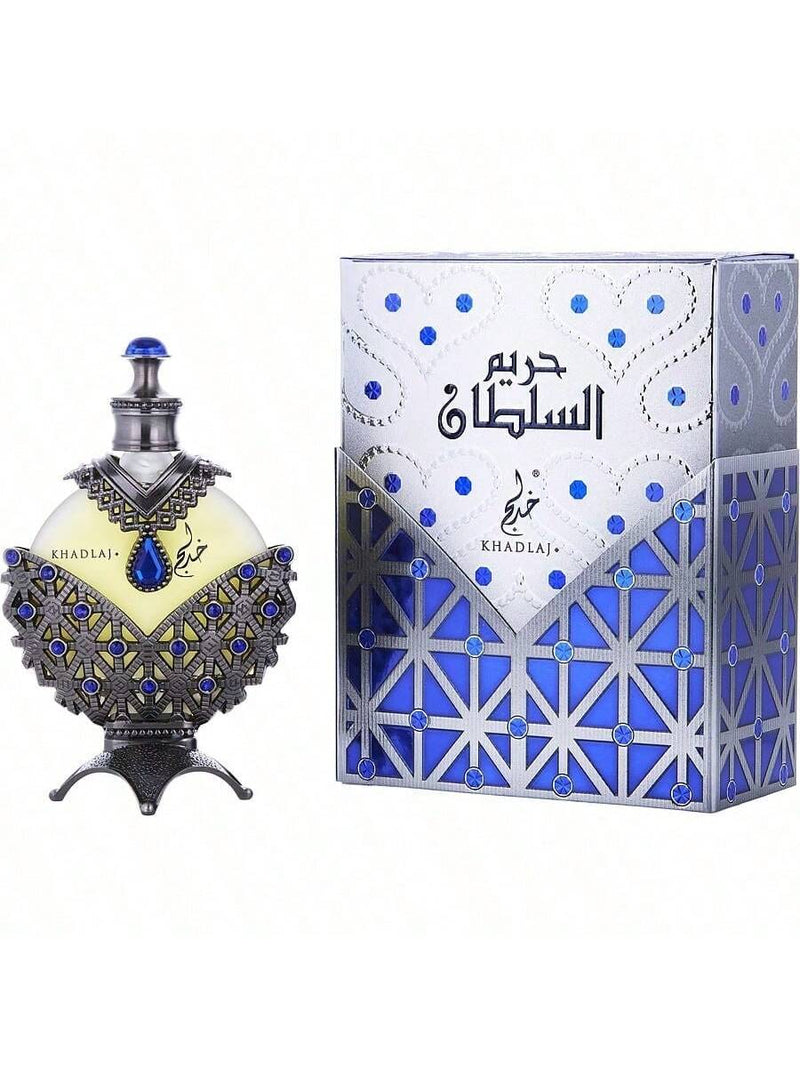 Hareem Al Sultan - Antique Blue by Khadlaj for Women - 1.16 oz Concentrated Perfume Oil