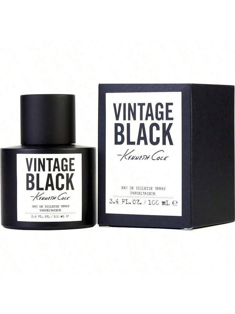 Kenneth Cole Vintage Black by Kenneth Cole for Men - 3.4 oz EDT Spray