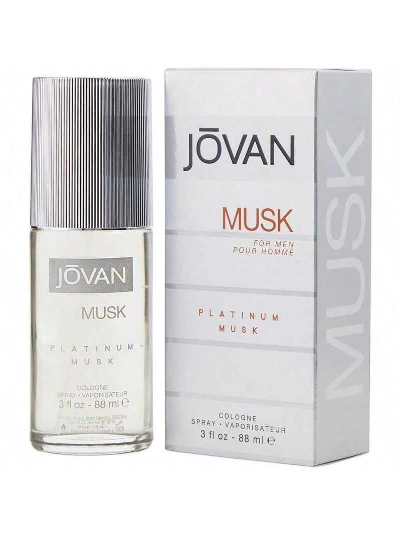 Jovan Platinum Musk by Jovan, 3 oz Eau De Cologne Spray for Men