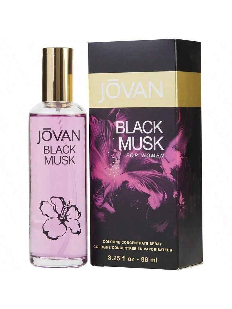 Jovan Black Musk by Coty, 3.25 oz Cologne Concentrate Spray for Women