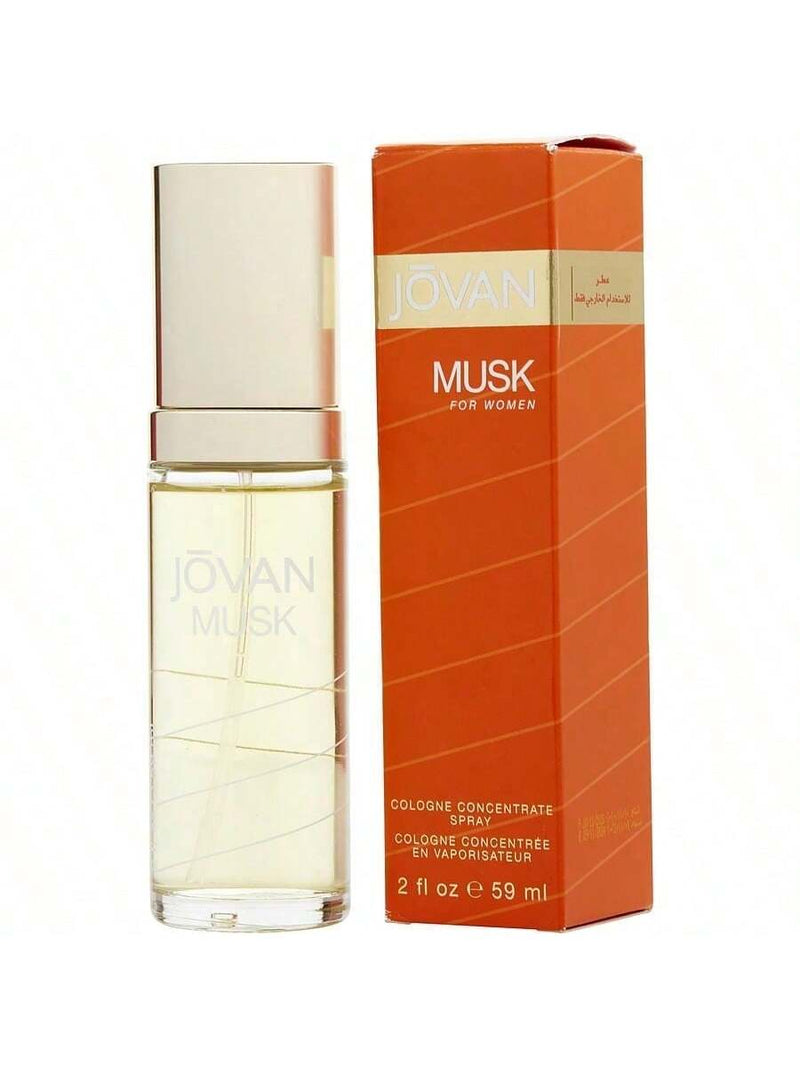 Jovan Musk by Coty, 2 oz Cologne Concentrate Spray for Women