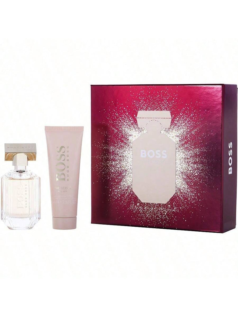 Boss The Scent(W)(H/B)(Li Free)2Pc Set(1.6Oz Edp Sp, 2.5Oz Body Lotion)