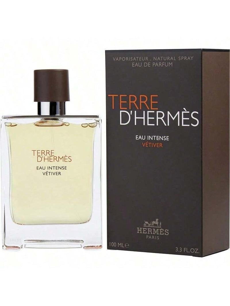Terre D'Hermes Eau Intense Vetiver By Hermes, 3.3 Oz Edp Spray For Men