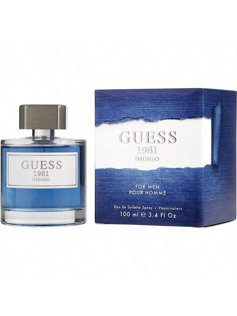 Guess 1981 Indigo by Guess, 3.4 oz EDT Spray for Men