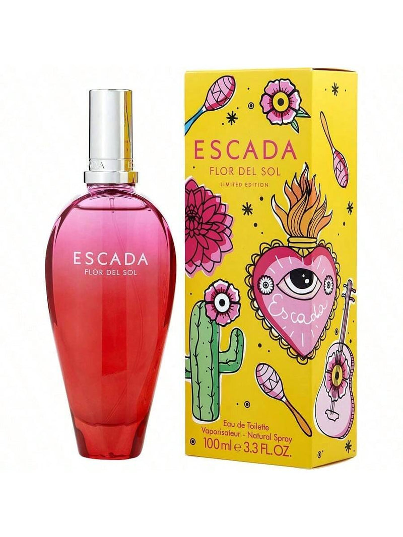 Flor Del Sol by Escada, 3.3 oz EDT Spray for Women