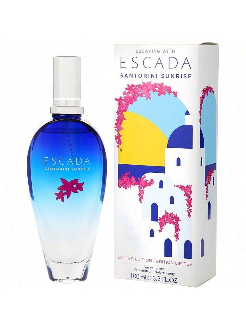 Escaping with Escada Santorini Sunrise by Escada, 3.3oz EDT Spray women