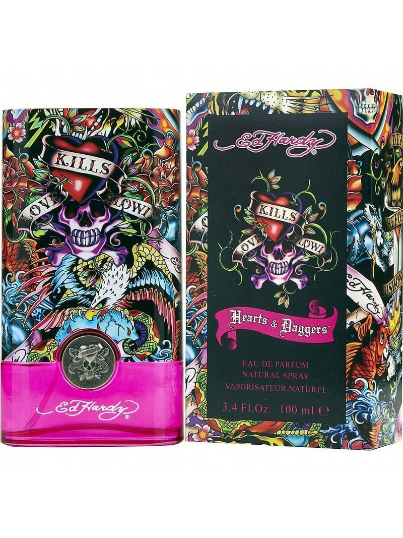 Ed Hardy Hearts & Daggers by Christian Audigier, 3.4oz EDP Spray women