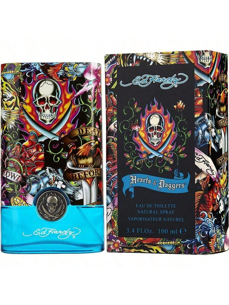 Ed Hardy Hearts & Daggers by Christian Audigier, 3.4oz EDT Spray men