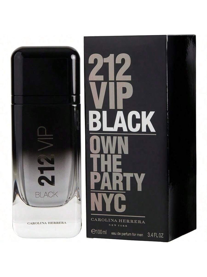 212 VIP Black by Carolina Herrera Men Eau De Parfum Spray 3.4 oz