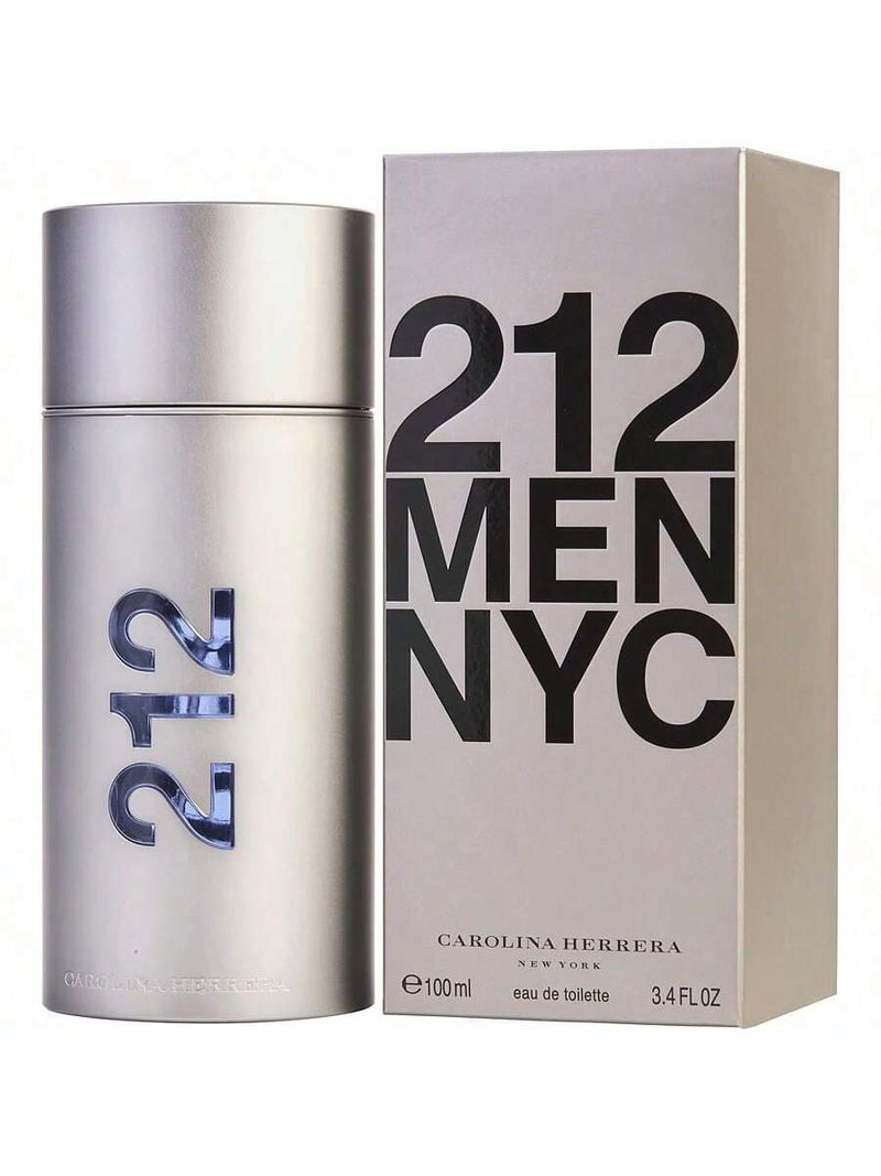 212 by Carolina Herrera Men Eau De Toilette Spray (New Packaging) 3.4 oz