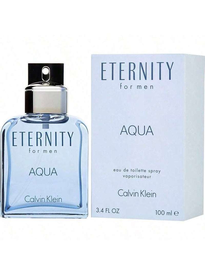 Eternity Aqua By Calvin Klein Eau De Toilette Spray 3.4 Oz