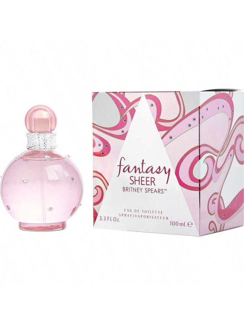Fantasy Sheer by Britney Spears, 3.3 oz EDT Spray for Women