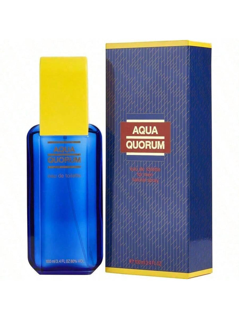 Aqua Quorum by Puig, 3.4 oz EDT Spray for Men