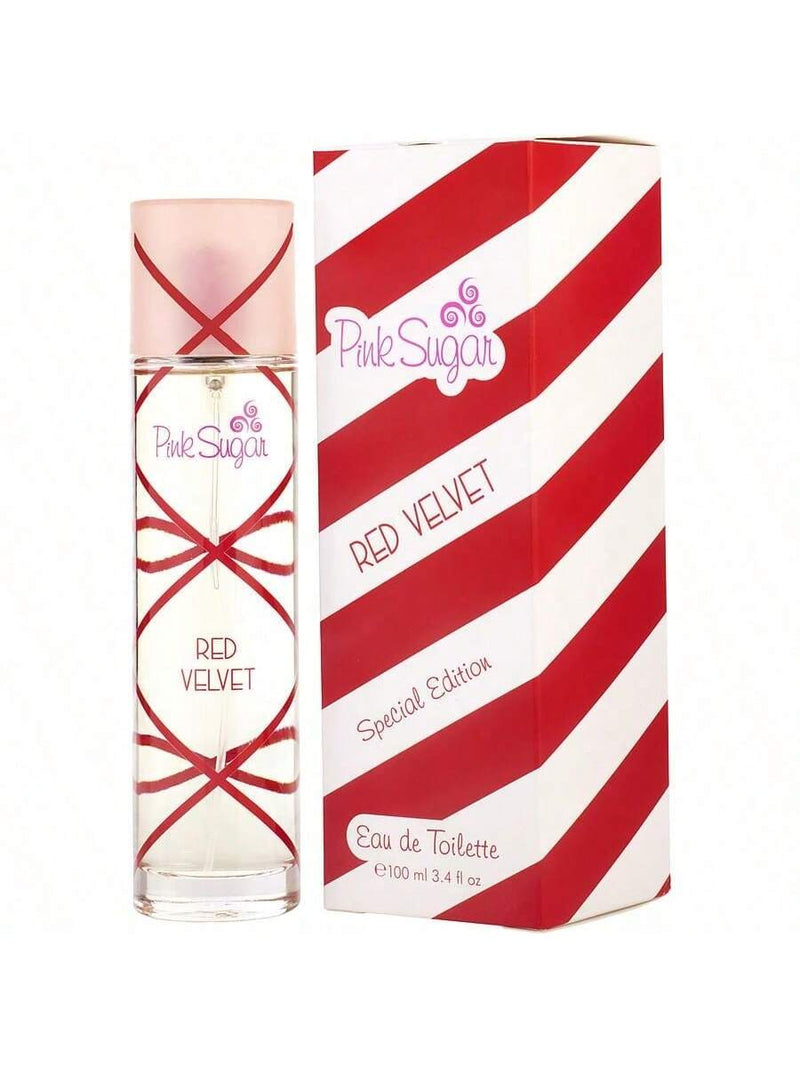 Pink Sugar Red Velvet Special Edition by Aquolina, 3.4oz EDT Spray women