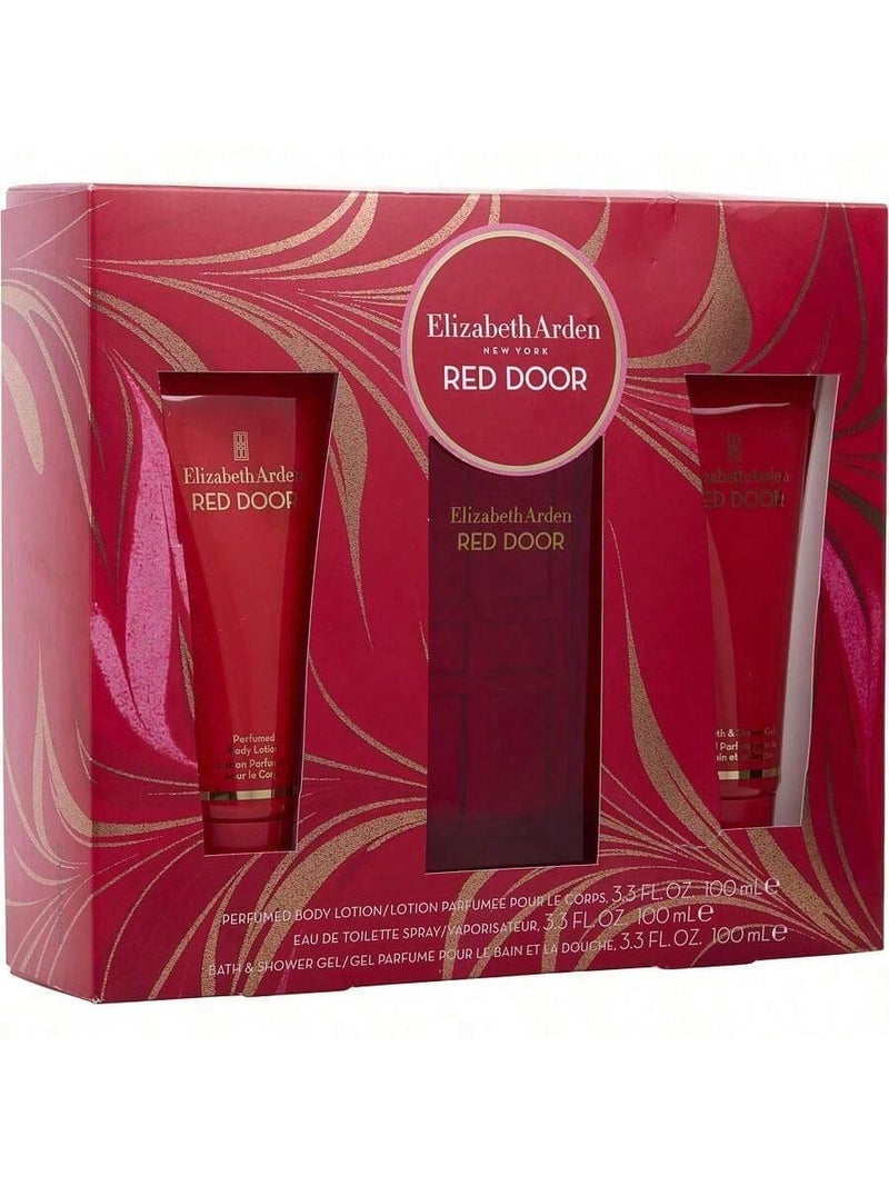 Red Door by Elizabeth Arden, 3 Piece Set for Women