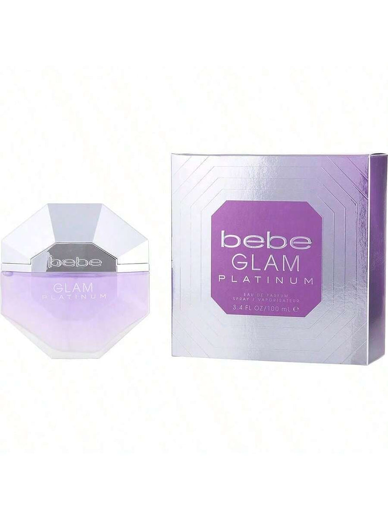 bebe Glam Platinum by bebe, 3.4 oz EDP Spray for Women