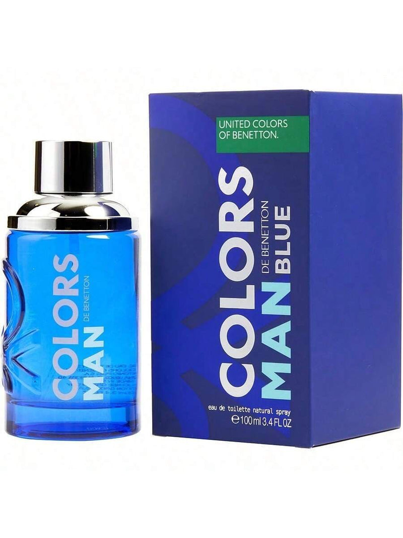 Colors De Benetton Blue by Benetton Men Eau De Toilette Spray 3.4 oz