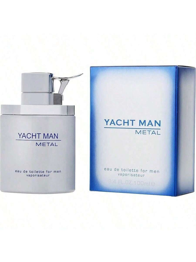 Yacht Man Metal by Myrurgia, 3.4 oz EDT Spray for Men