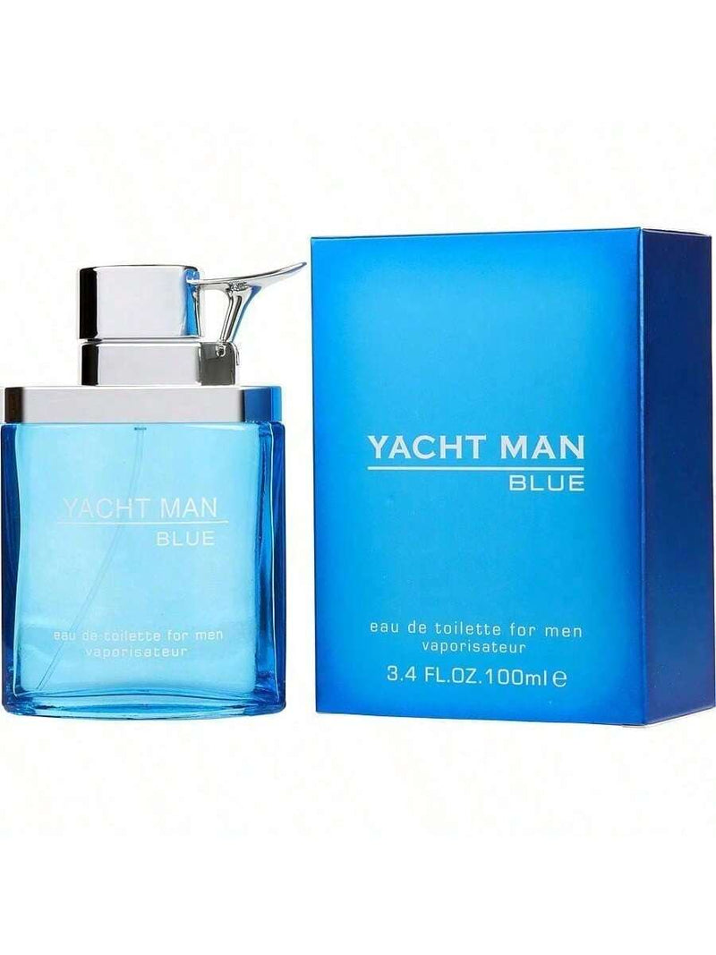 Yacht Man Blue by Myrurgia, 3.4 oz EDT Spray for Men