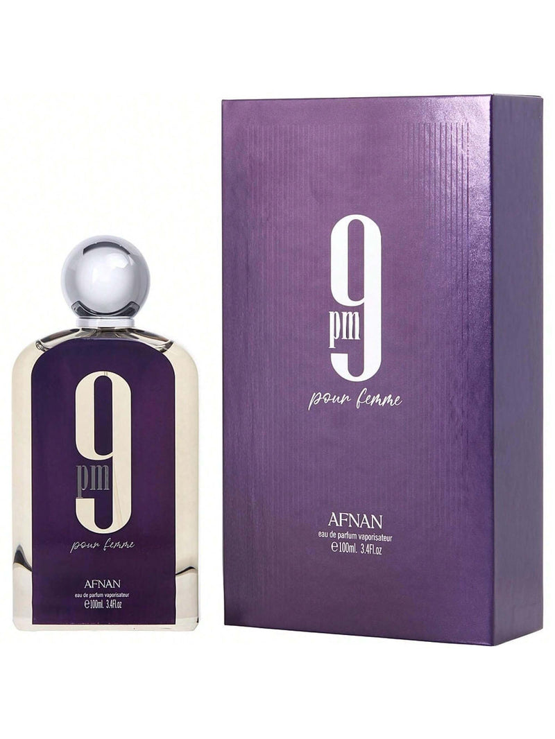 9 Collection - 9 Pm Pour Femme By Afnan For Women - 3.4 Oz Edp Spray