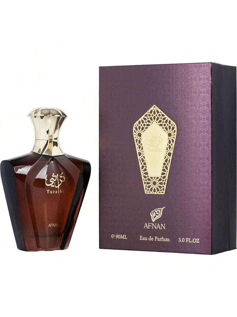 Afnan Turathi Brown By Afnan Eau De Parfum Spray 3 Oz