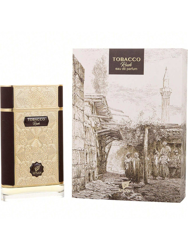 Afnan Tobacco Rush By Afnan Eau De Parfum Spray (Unisex) 2.7 Oz